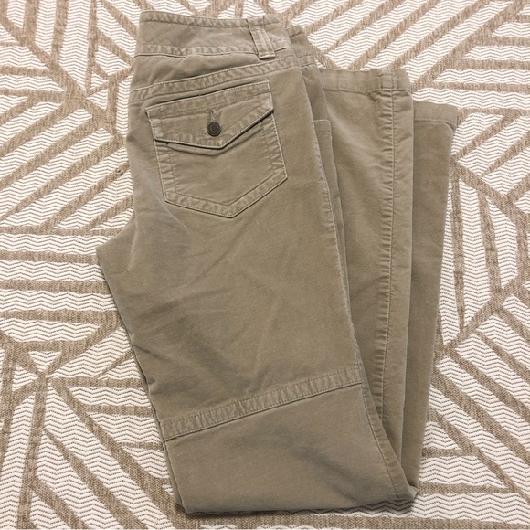 THE LONDON JEAN the Christie Fit soft velour beige pant - Picture 16 of 16